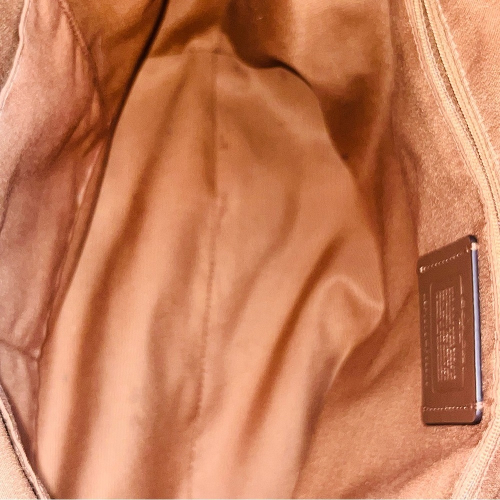 Coach Brown Leather Tote Bag - Picture 8 of 9